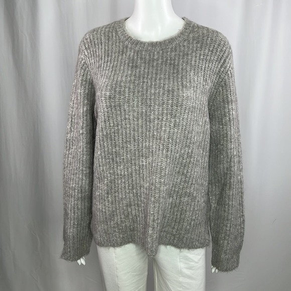 LINE THE LABEL Imogene Rib Crewneck Sweater L - Picture 7 of 9